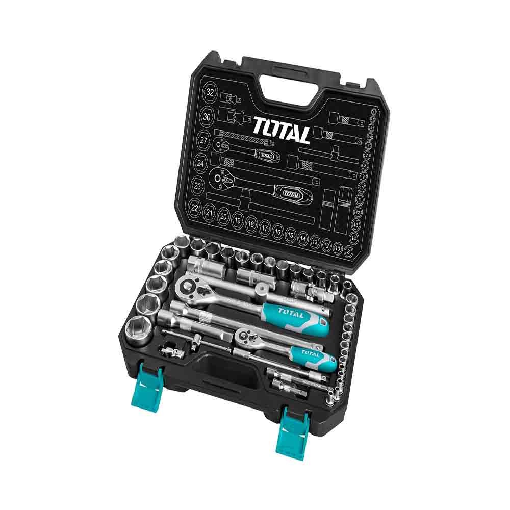 2494121930 طقم لقم رباط سيستيم 44قطعة علبة بلاستيك4/1" - 2/1"(THT421441) - الصورة 1