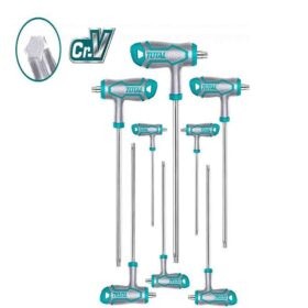 طقم الن نجمة 8قطع باليد حرف T يد بلاستيك استاند(THHW80836)