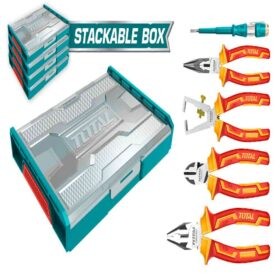 طقم بنسة عازل7" - بنسة ببوز 6" - قصافة 6" -قشارة سلك 6"(THKTV02P051)