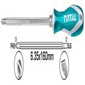 مفك يد كاوتش قلاب عادة + صليبة  6.5*150 - 2×1(THT250206)