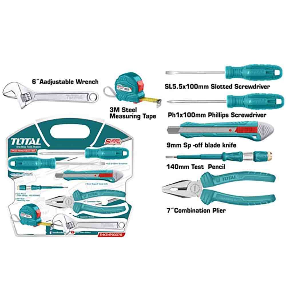 thkthp90076 شنطة عدة يدوية 7قطع(THKTHP90076A) - الصورة 1