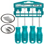 طقم مفك توتال 4قطع بلاستيك(THTDC250401)