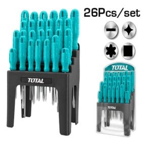 طقم مفك توتال 26قطعه استاند(THTDC252601)