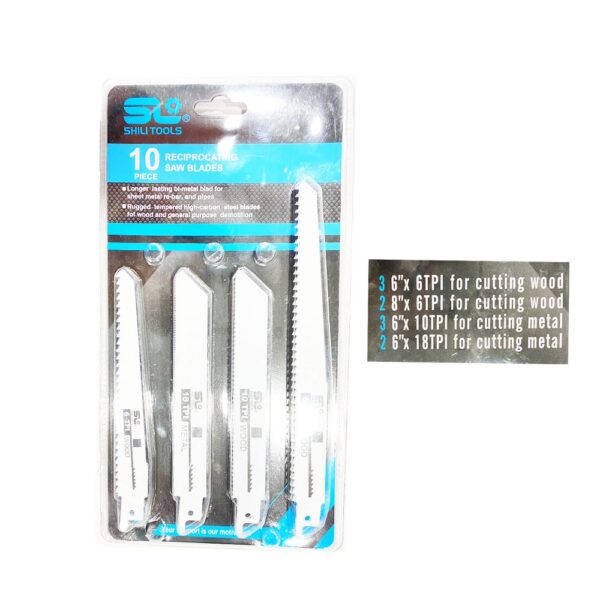 80/10*SL طقم سلاح منشار امامى حدادى وخشابى 10قطع