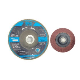 100/10*SL صنفرة مروحية 7" حمراء خشانة 60