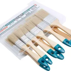 THT8414091_طقم فرشة دهان 9قطع يد خشب توتال