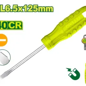 144/12*DTSD3965_مفك بلاستيك عادة 6.5×125مم ديلو