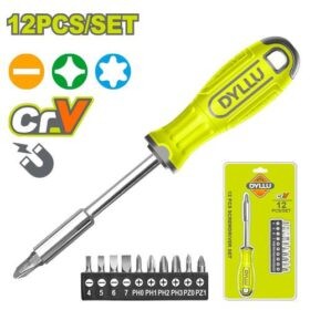 DTSS1612_طقم مفك سنون 12قطعة ديلو