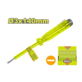 DTTP1502_مفك تست صغير 3×140مم شفاف ديلو