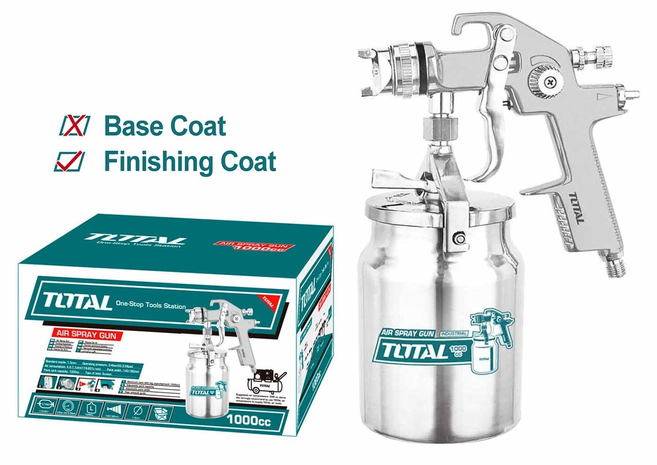 R (7) TAT11004_مسدس رش عدل بنتة معدن بزرجينة 1.4مم توتال - الصورة 1