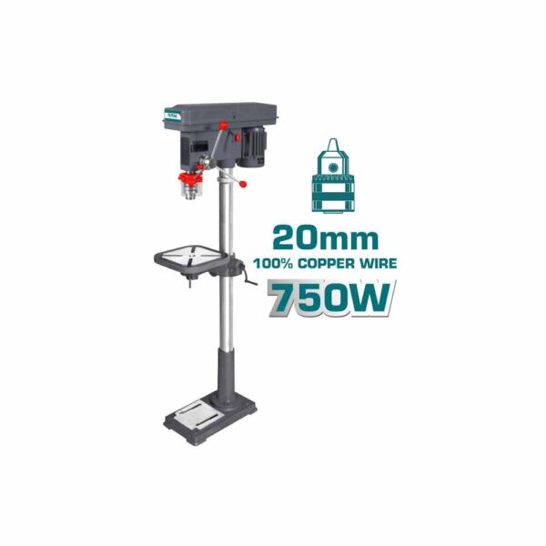 TDP207502_مثقاب 16مم تزجة 750وات توتال