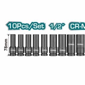 THKISD12102L_طقم لقم رباط 2/1" كارت تصادمى طويل بدون يد 10قطع توتال