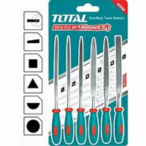 THT91462__80582 THT91462_طقم مبرد 6" 6قطع حدادى توتال - الصورة 1