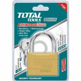 TLK32602_قفل نحاس 2.5" 60مم 385جرام توتال