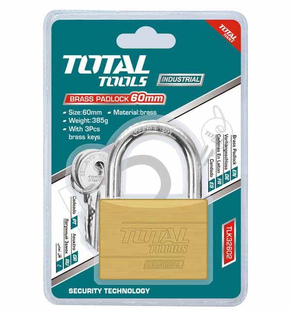 TLK32602 TLK32602_قفل نحاس 2.5" 60مم 385جرام توتال - الصورة 1