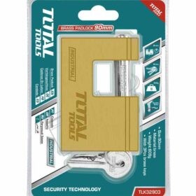 TLK32903_قفل نحاس مسطتيل 3.5" 90مم 609جرام توتال
