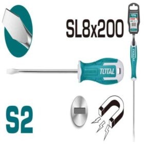 مفك عادة كوتش 8×200 توتال (THT268200)