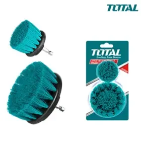 TACM2235_فرشة مستديرة غسيل 2قطعة نيلون متوسطة شنيور توتال