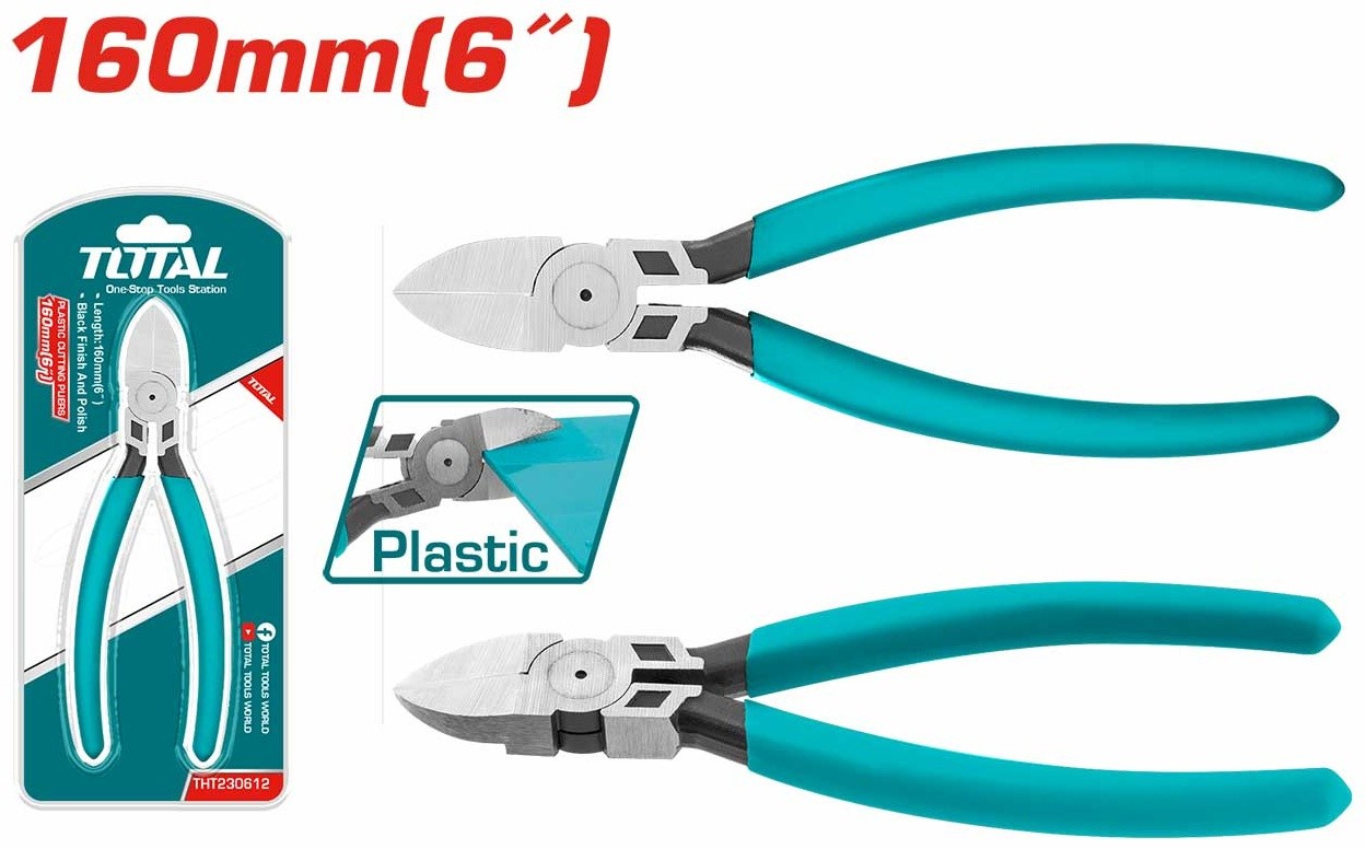 KA18 قصافة توتال 6" بلاستيك THT230612 - الصورة 1