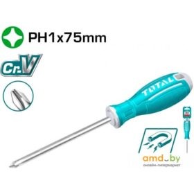 TSDRSPH1075_مفك كاوتش صليبة 1×75مم توتال