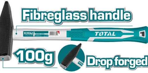 THT711006_شاكوش 100جرام يد فيبر توتال