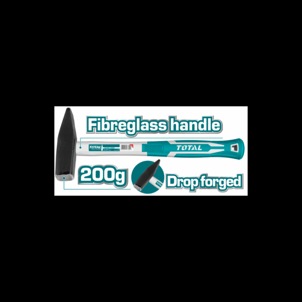 THT712006_شاكوش 200جرام يد فيبر توتال