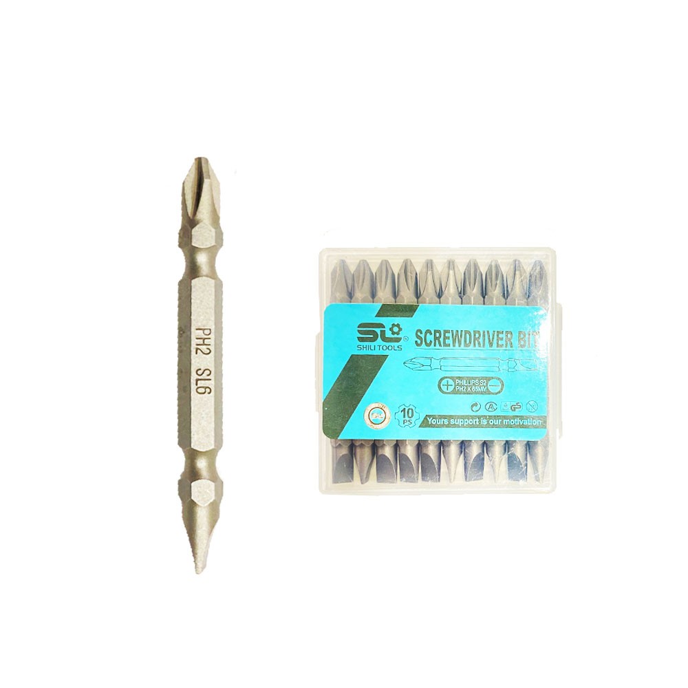 سن مفك 1 اتجاهين 1000/10*S2 _SL سن مفك 65مم صليبة اتجاهين رمادى - الصورة 1