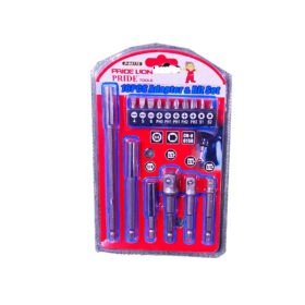 طقم ادابتر وحامل سن مفك 16قطعه بريدى