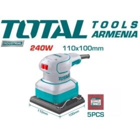 TF2241108_صنفرة هزاز مربع 240وات توتال
