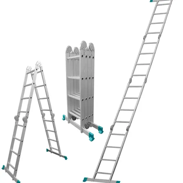 سلم المنيوم مزدوج4.75متر متعدد الاستخدام 4×4توتال_THLAD04441