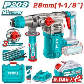 TRHLI202885_هلتى 20فولت 28مم 2بطارية 5امبير كباية توتال