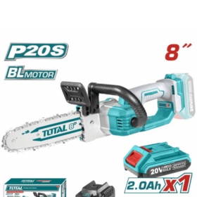 منشار شجر 20فولت 8" 1بطارية 2امبير توتال TGSLI20851