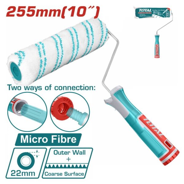 THT85101_يد رولة دهان بالغيار 10" يد كاوتش توتال