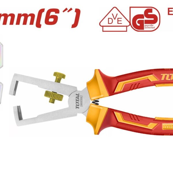 THTIP2661_قشارة سلك يدوى 6"  عازل 1000فولت معدن توتال