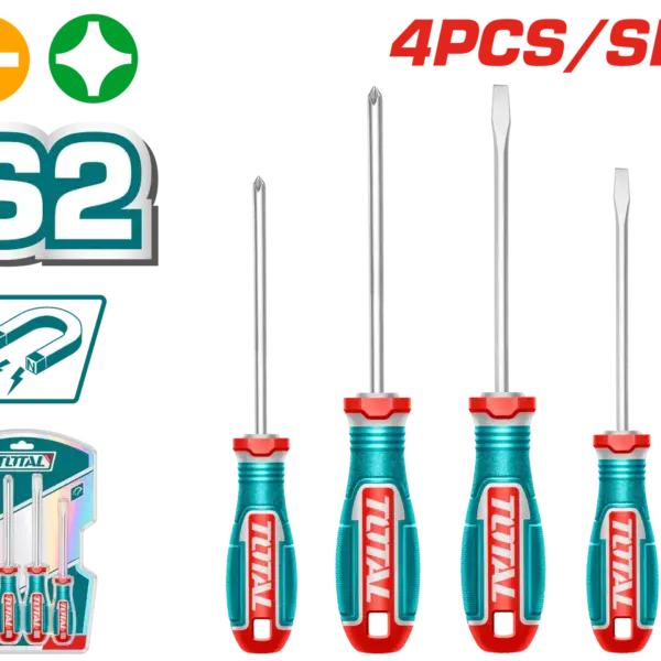 TKSDS0426_طقم مفك كاوتش 4قطع توتال