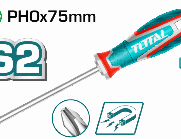 TSDPH0075_مفك كاوتش صليبة 0×75مم توتال