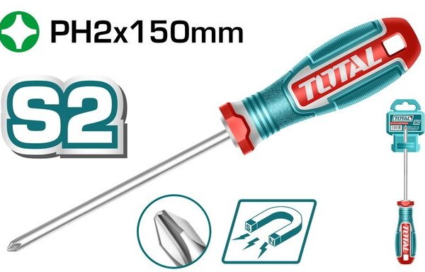 TSDPH2150_مفك كاوتش صليبة 2×150مم توتال