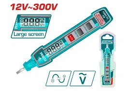 download-2024-11-23T233207.217 THTS33001_مفك تست ديجيتال كاشف تيار للكهرباء 12-300فولت توتال - الصورة 1