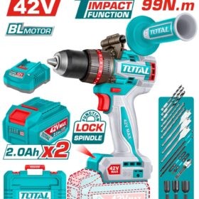 شنيور42فولت 13مم 2بطاريه 2امبير 99نيوتن دقاق توتال_TIDLI429982