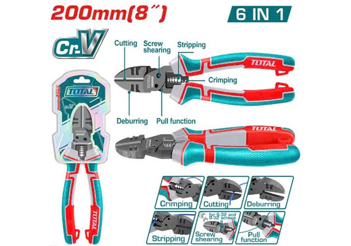 THTMF386 THTMF386_قصافة 8" خدمة شاقة 6*1 توتال - الصورة 1