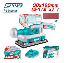 TFSLI20313_صنفرة 20فولت هزاز مستطيل 1بطارية 4امبير توتال