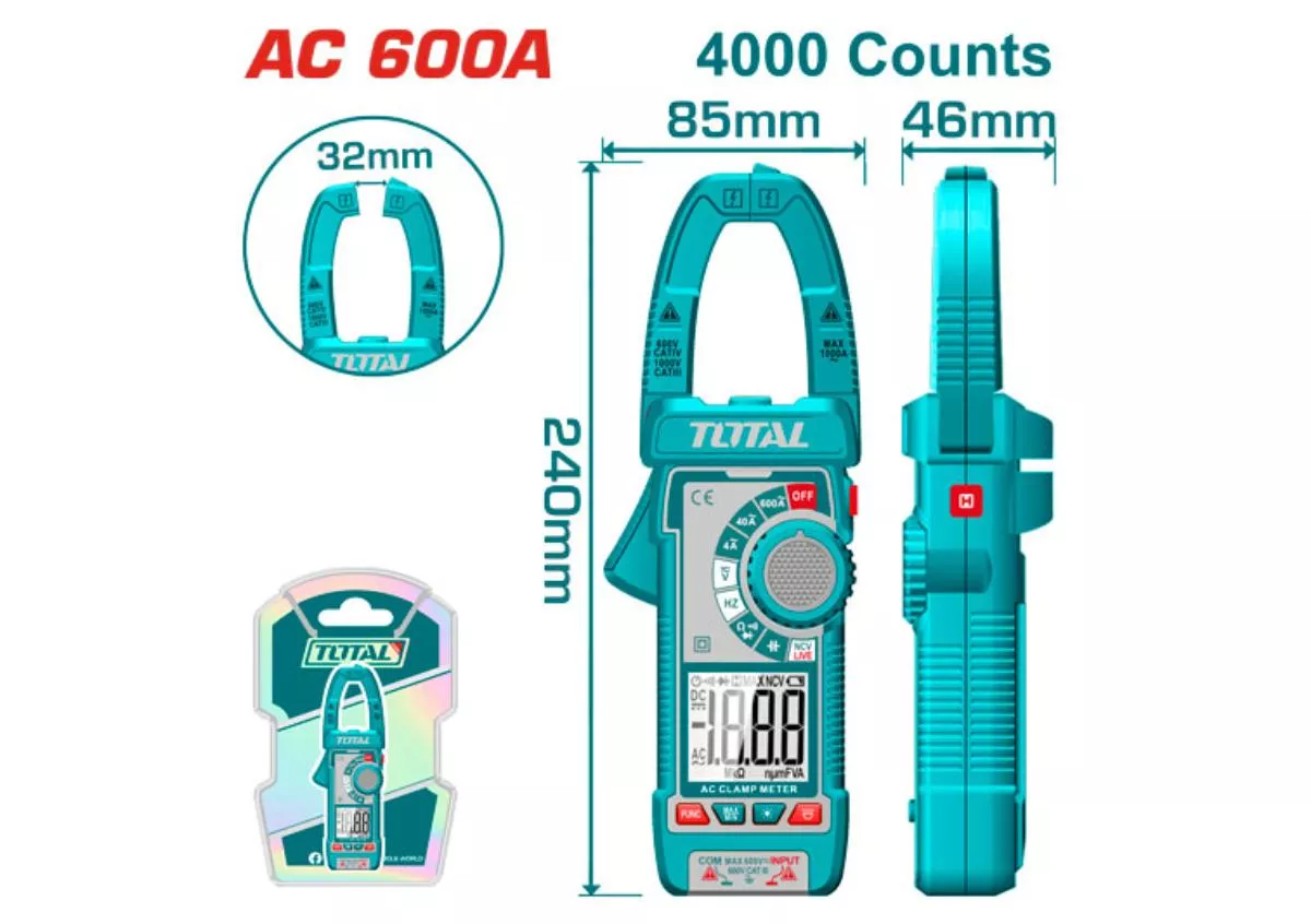 TMT766001 TMT766001_AC بنسة امبير 600امبير توتال - الصورة 1