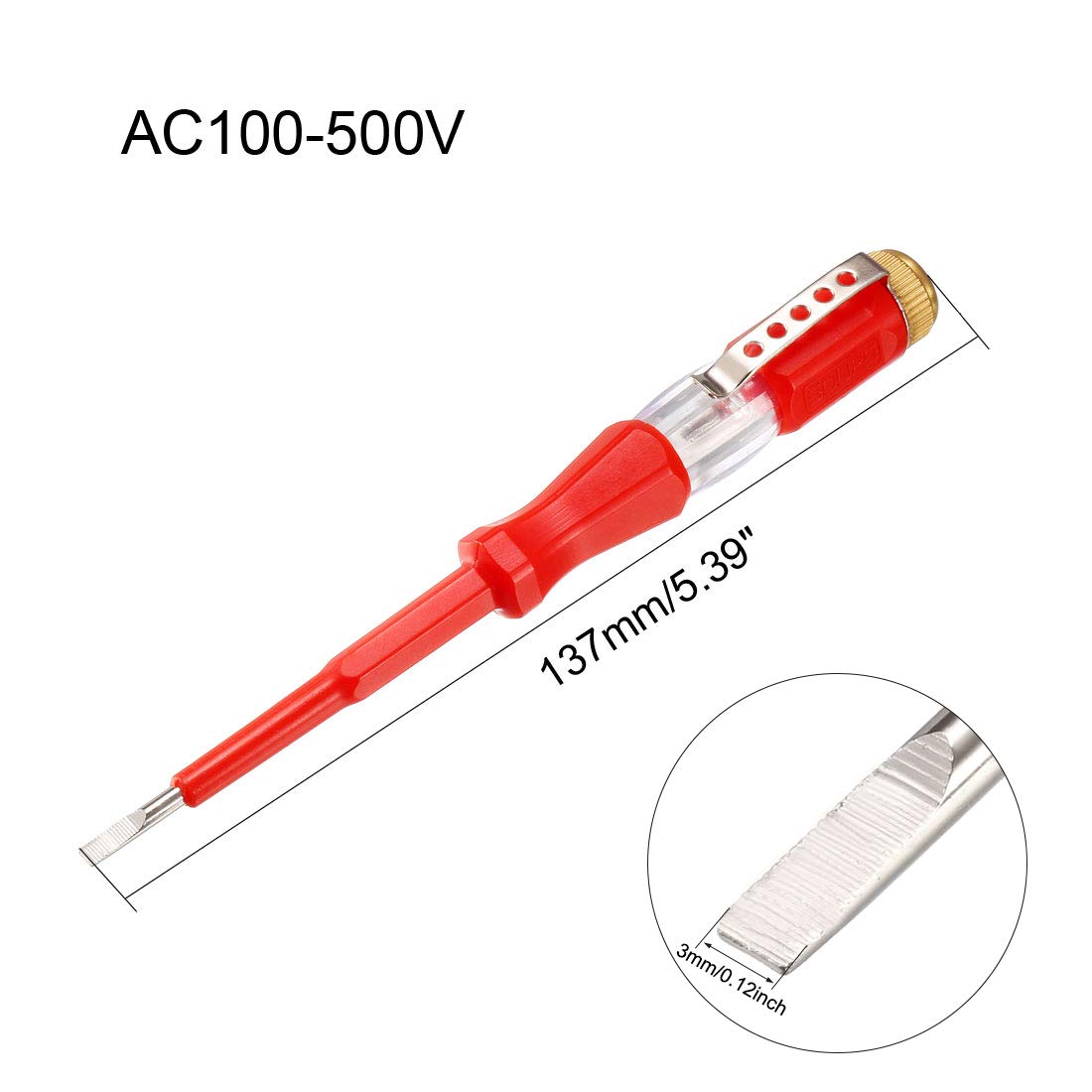 496bcdf1-bcd1-4f89-910c-e2b7788711dc P23201_مفك تست صغير 3×140مم بريد - الصورة 1