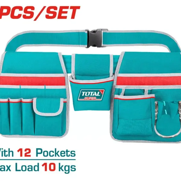 40/10*THT16P20325_شنطة قماش حزام 10كيلو 12جيب توتال