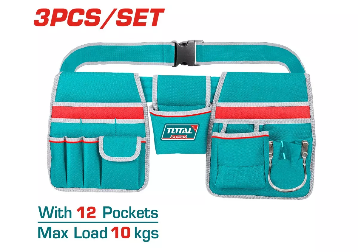 THT16P20325 40/10*THT16P20325_شنطة قماش حزام 10كيلو 12جيب توتال - الصورة 1