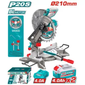 TMSLI20212_ديسك خشابى 8" 20فولت 2بطارية 4امبير توتال