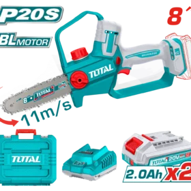 TGS20882_منشار شجر 20فولت 8" 2بطارية 2امبير توتال